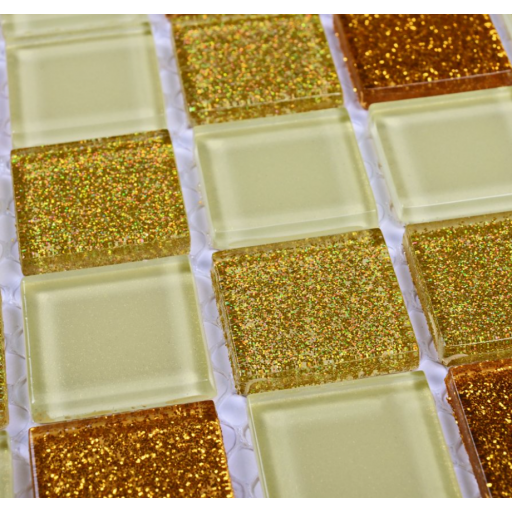 Мозаика стеклянная Shine Gold 300*300 мм